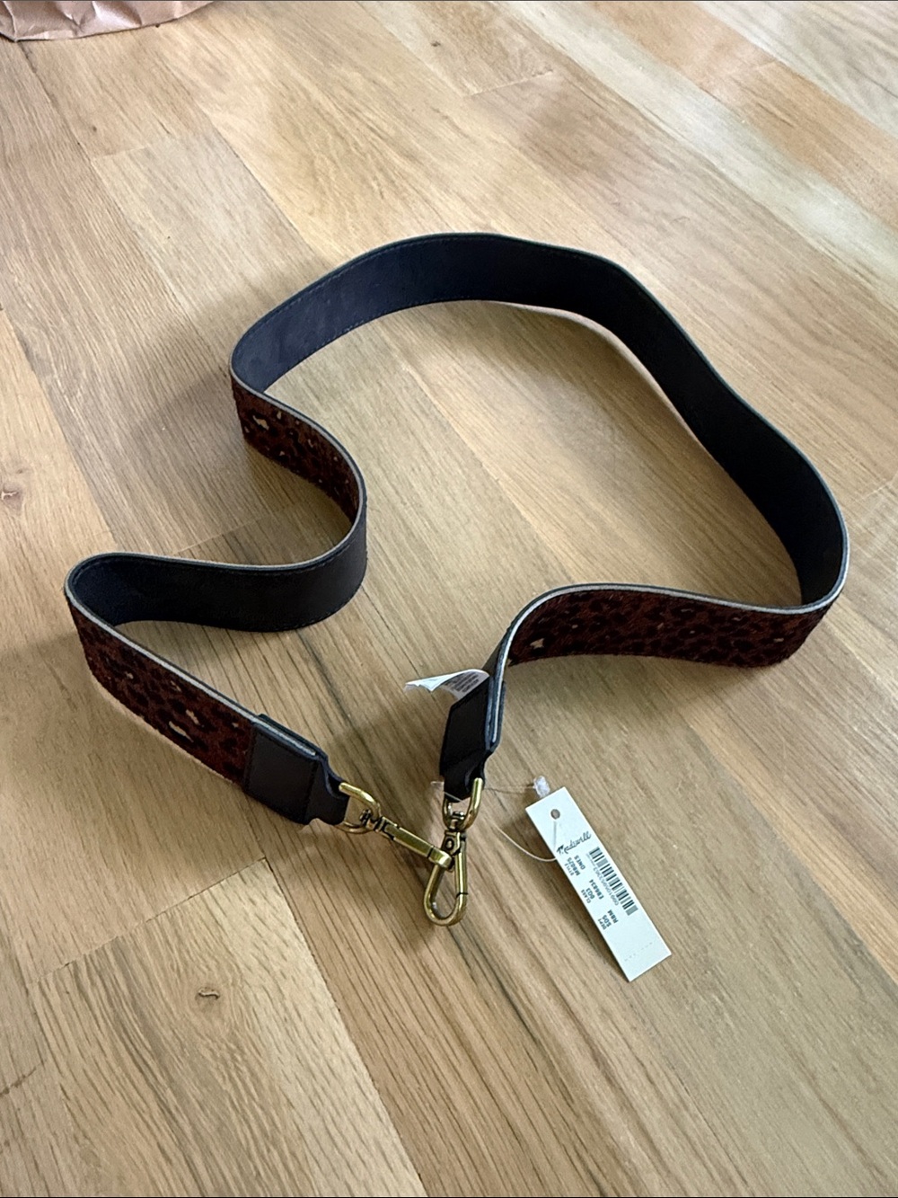 Madewell Leopard Shoulder Strap